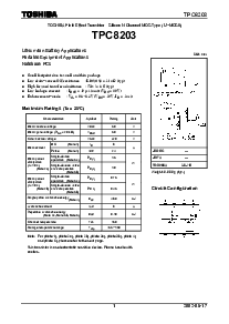 浏览型号TPC8203的Datasheet PDF文件第1页