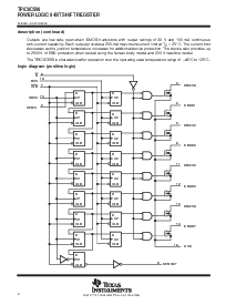 浏览型号TPIC6C596D的Datasheet PDF文件第2页