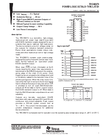 浏览型号TPIC6B273DW的Datasheet PDF文件第1页