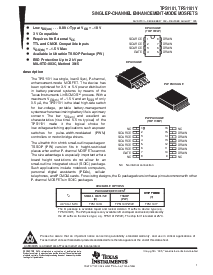 浏览型号TPS1101D的Datasheet PDF文件第1页