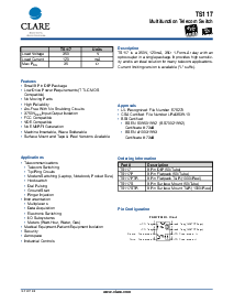 浏览型号TS117S的Datasheet PDF文件第1页