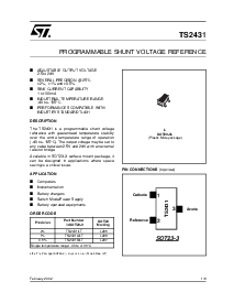 浏览型号TS2431AILT的Datasheet PDF文件第1页