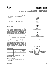 浏览型号TS27M4C的Datasheet PDF文件第1页