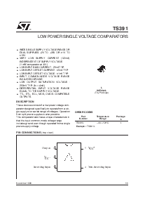浏览型号TS391IL的Datasheet PDF文件第1页