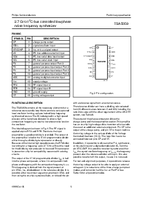 浏览型号TSA5059T的Datasheet PDF文件第5页