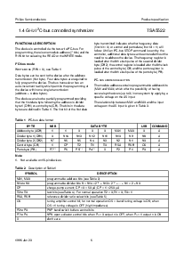 浏览型号TSA5522T的Datasheet PDF文件第6页