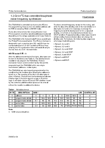 浏览型号TSA5060AT的Datasheet PDF文件第6页