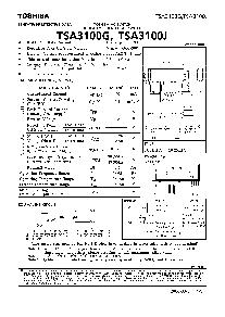 浏览型号TSA3100G的Datasheet PDF文件第1页