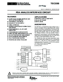 浏览型号TSC2200IRHBR的Datasheet PDF文件第1页