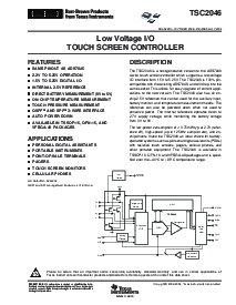 浏览型号TSC2046IRGVT的Datasheet PDF文件第1页