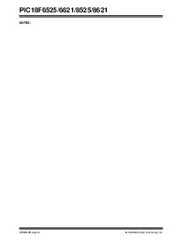 浏览型号PIC18LF6525-I/PTSQTP的Datasheet PDF文件第8页