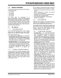 浏览型号PIC18LF6525-I/PTSQTP的Datasheet PDF文件第9页