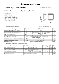 浏览型号TSU10A60的Datasheet PDF文件第1页