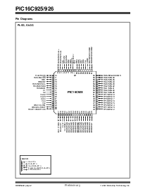 浏览型号PIC16C925T-T/CL的Datasheet PDF文件第4页