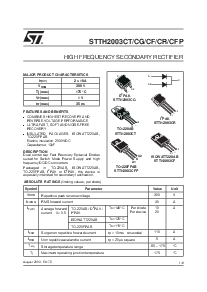 浏览型号STTH2003CFP的Datasheet PDF文件第1页