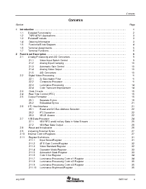 浏览型号TVP5147M1PFP的Datasheet PDF文件第3页