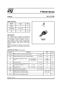 浏览型号TYN640的Datasheet PDF文件第1页