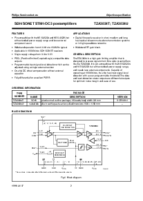 浏览型号TZA3034T的Datasheet PDF文件第2页