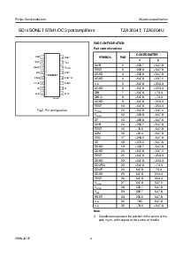 浏览型号TZA3034T的Datasheet PDF文件第4页