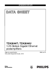 浏览型号TZA3044T的Datasheet PDF文件第1页