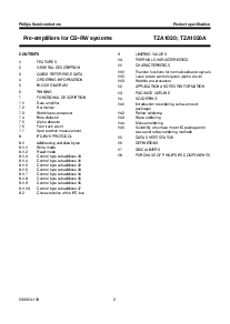 浏览型号TZA1020HP的Datasheet PDF文件第2页