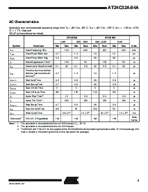 浏览型号AT24C64A-10TU-1.8的Datasheet PDF文件第5页