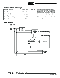 浏览型号AT24C11N-10SU-2.7的Datasheet PDF文件第2页