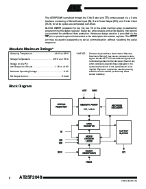 浏览型号AT25F2048N-10SU-2.7的Datasheet PDF文件第2页