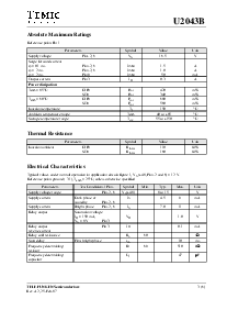 浏览型号U2043B-FP的Datasheet PDF文件第3页