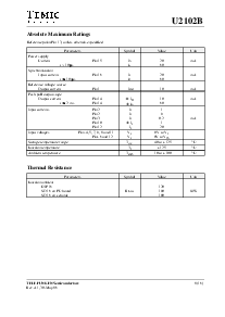 浏览型号U2102B的Datasheet PDF文件第9页