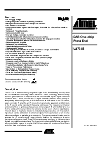 浏览型号U2731B的Datasheet PDF文件第1页