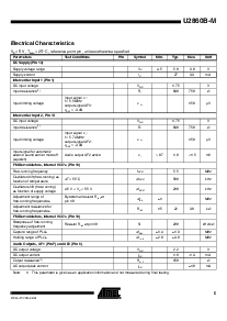 浏览型号U2860B-MFPG3的Datasheet PDF文件第5页