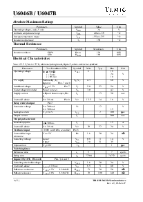 浏览型号U6046B的Datasheet PDF文件第6页