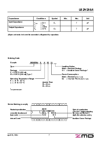 浏览型号U62H256AS2A35的Datasheet PDF文件第7页