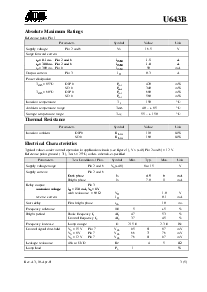 浏览型号U643的Datasheet PDF文件第3页