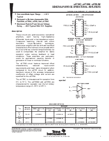 浏览型号uA709CP的Datasheet PDF文件第1页