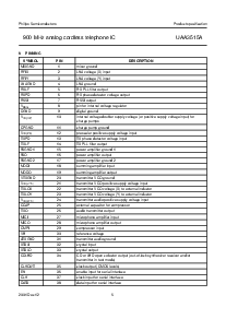 浏览型号UAA3515A的Datasheet PDF文件第5页