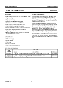 浏览型号UAA2080的Datasheet PDF文件第2页