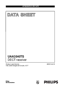 浏览型号UAA3540的Datasheet PDF文件第1页