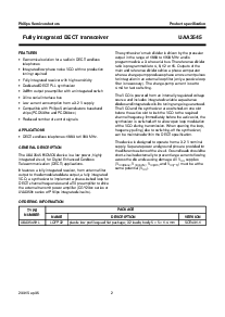 浏览型号UAA3545的Datasheet PDF文件第2页