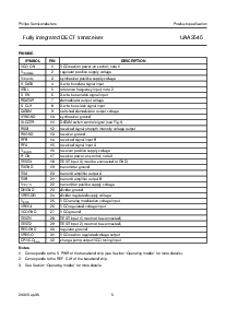 浏览型号UAA3545HL的Datasheet PDF文件第5页