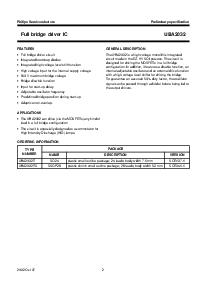 浏览型号UBA2032的Datasheet PDF文件第2页