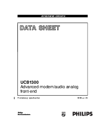 浏览型号UCB1300BE的Datasheet PDF文件第1页