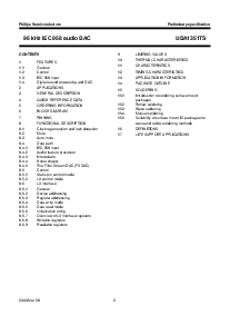 浏览型号UDA1351TS的Datasheet PDF文件第2页