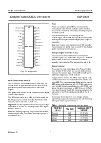 浏览型号UDA1343TT的Datasheet PDF文件第7页