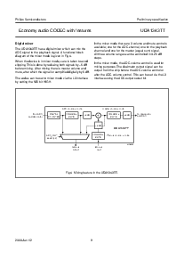 浏览型号UDA1343TT的Datasheet PDF文件第9页