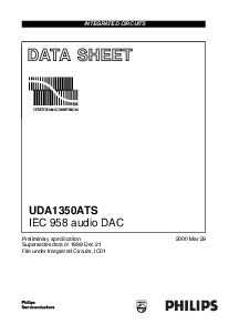 浏览型号UDA1350ATS的Datasheet PDF文件第1页