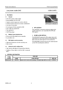 浏览型号UDA1334TS的Datasheet PDF文件第3页