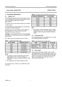 浏览型号UDA1334TS的Datasheet PDF文件第7页