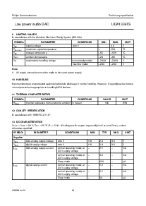 浏览型号UDA1334TS的Datasheet PDF文件第10页